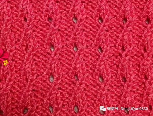 30個漂亮的毛衣針織針跡圖案設(shè)計與圖解精選